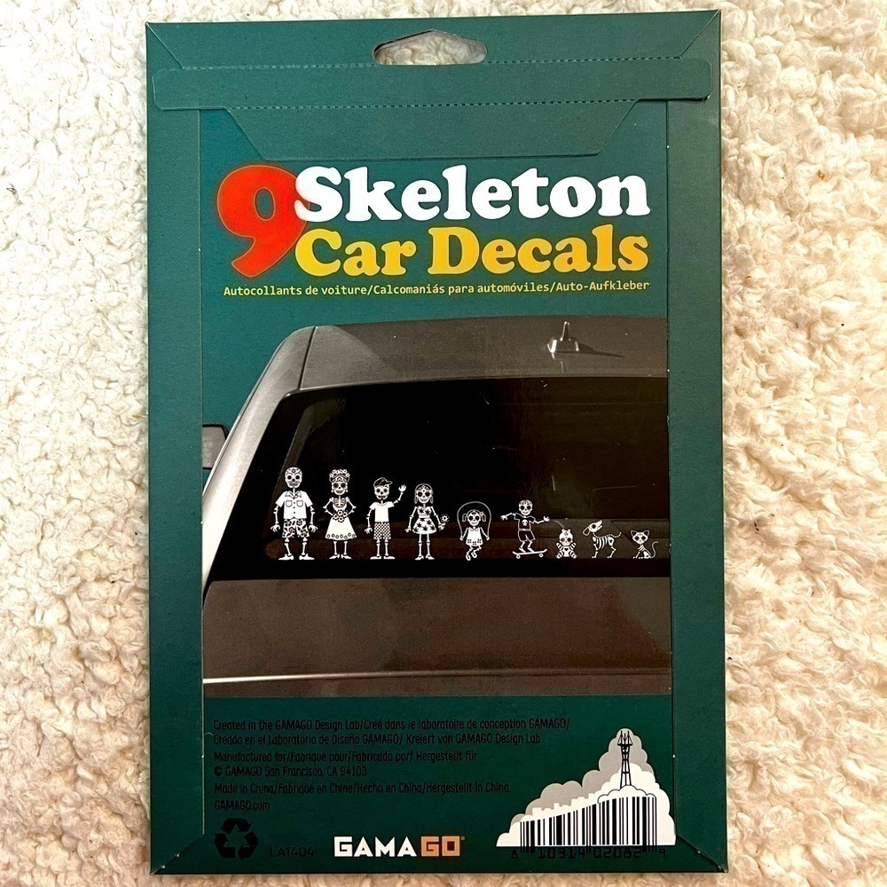 Gamago "Skeleton" Car Stickers - Picture 2 of 3